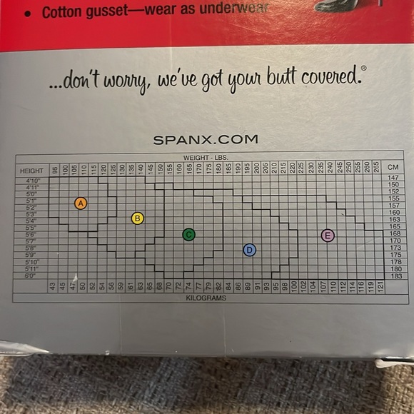 SPANX, Tight-End Tights, Cable Knit Sweater, Black, size B, NEW! - Picture 4 of 5